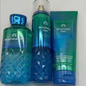 Bath & Body Works Beautiful Day Collection - Green and Blue